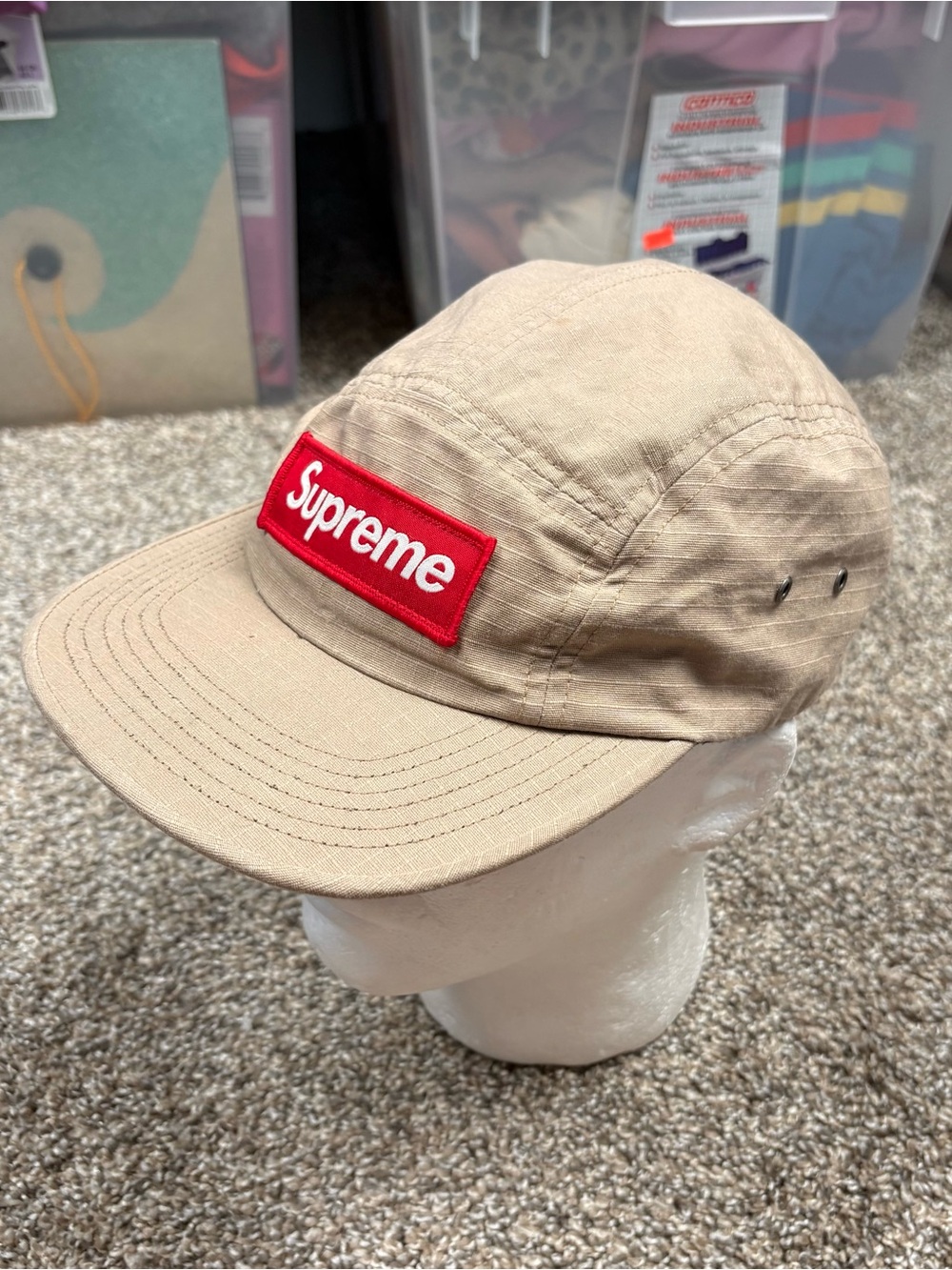 Supreme D Ring Camp Cap Ripstop